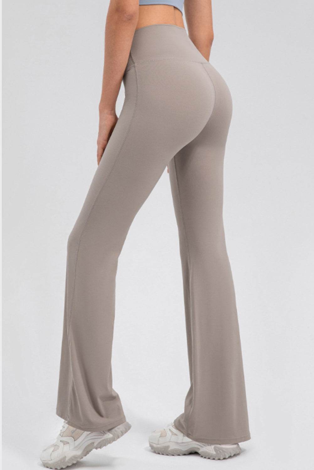 High Waist Straight Active Pants - Selvanelle