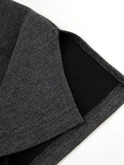 Side Slit One Shoulder Long Sleeve Top for Women - Selvanelle