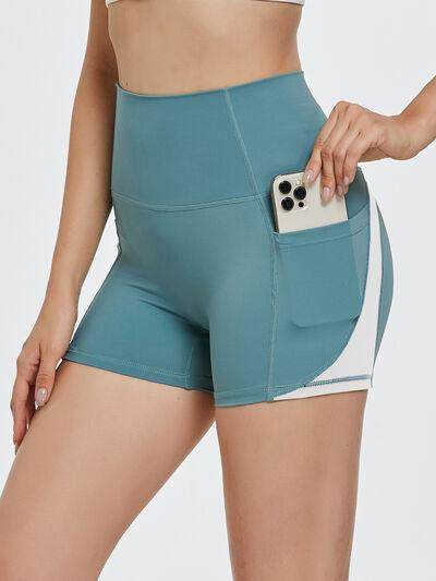 High Waist Active Shorts for Women with Stretch Comfort - Selvanelle