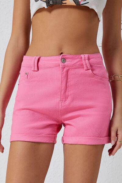 Buttoned Shorts with Pockets for Comfortable Summer Wear - Selvanelle