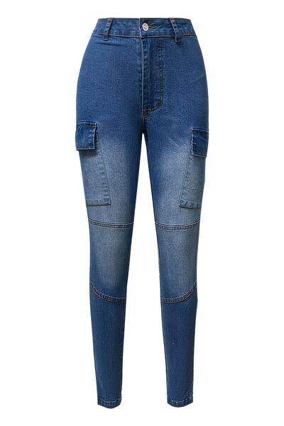 Stylish Skinny Jeans with Pockets for Everyday Wear - Selvanelle