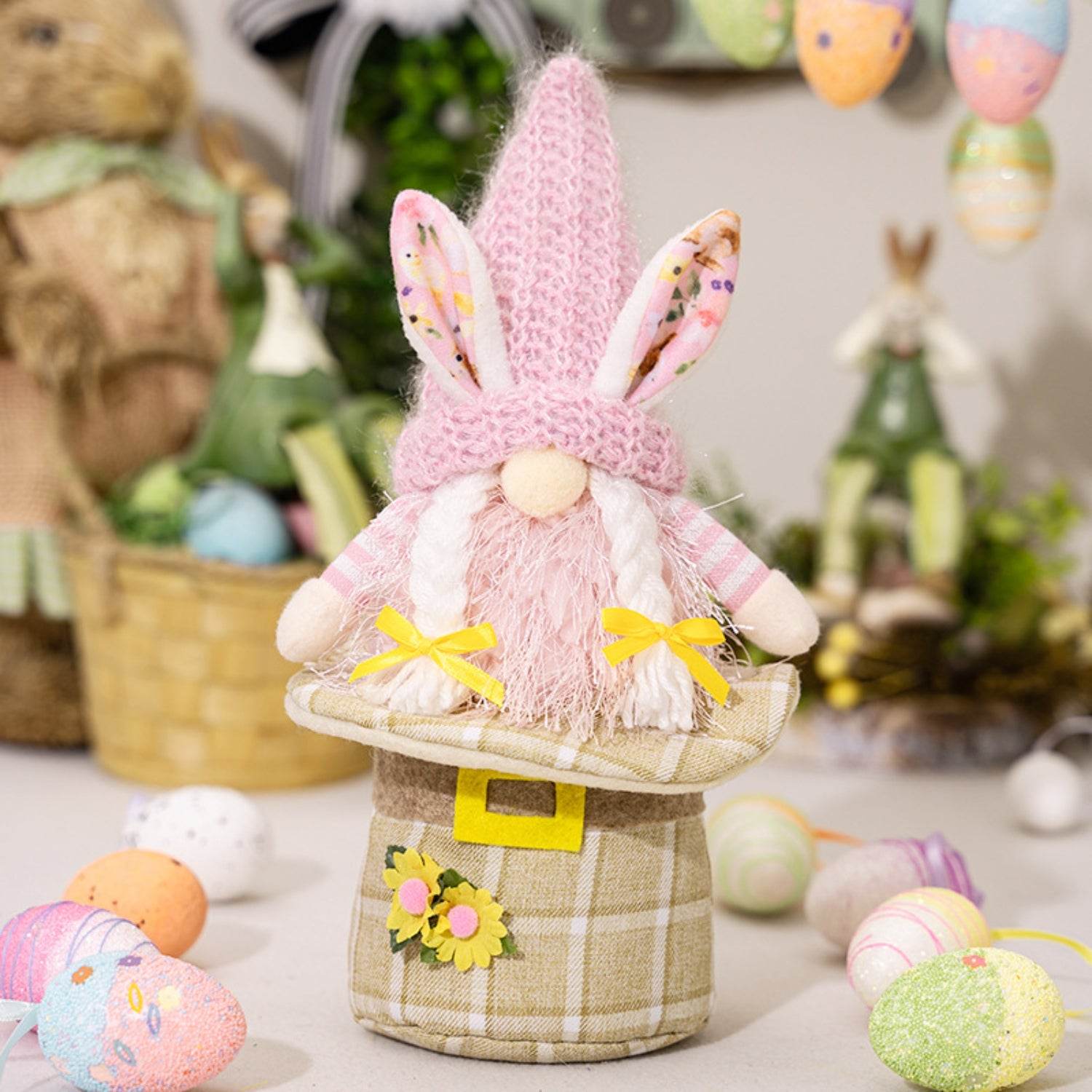 Easter Faceless Doll with Rabbit Ears - Selvanelle