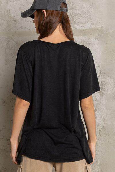 POL V-Neck Short Sleeve T-Shirt for Casual Everyday Style - Selvanelle