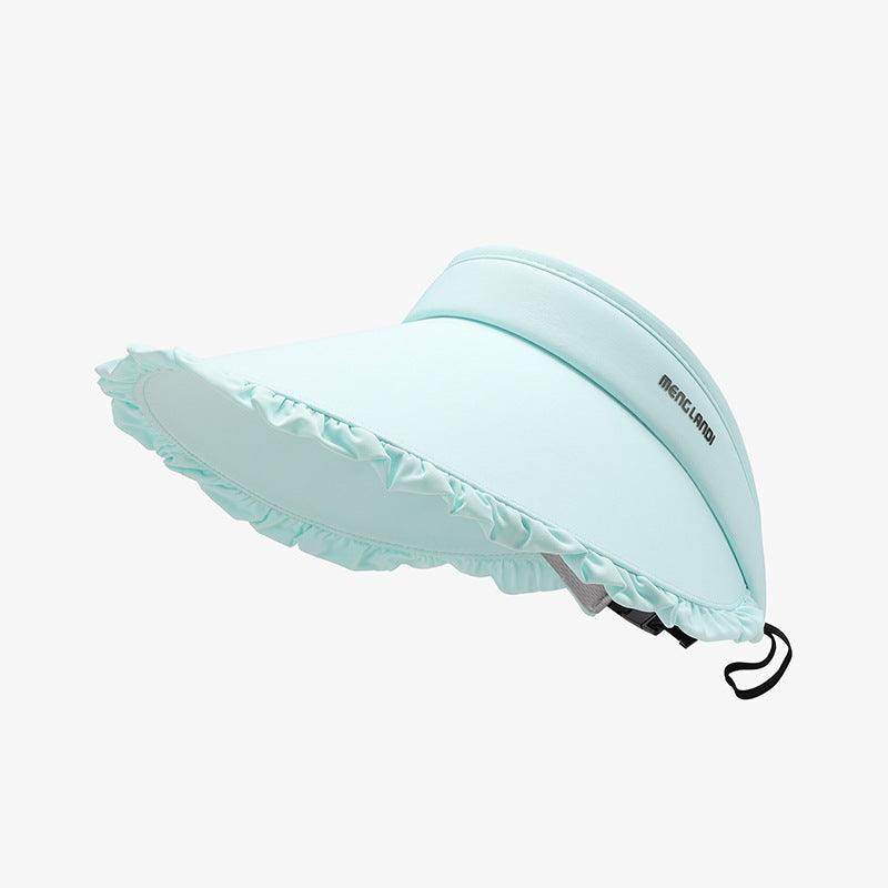 Frill Adjustable Ice Silk Sun Hat for Ultimate Sun Protection - Selvanelle