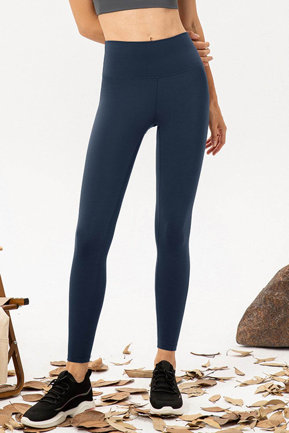 High Waist Skinny Active Pants - Selvanelle
