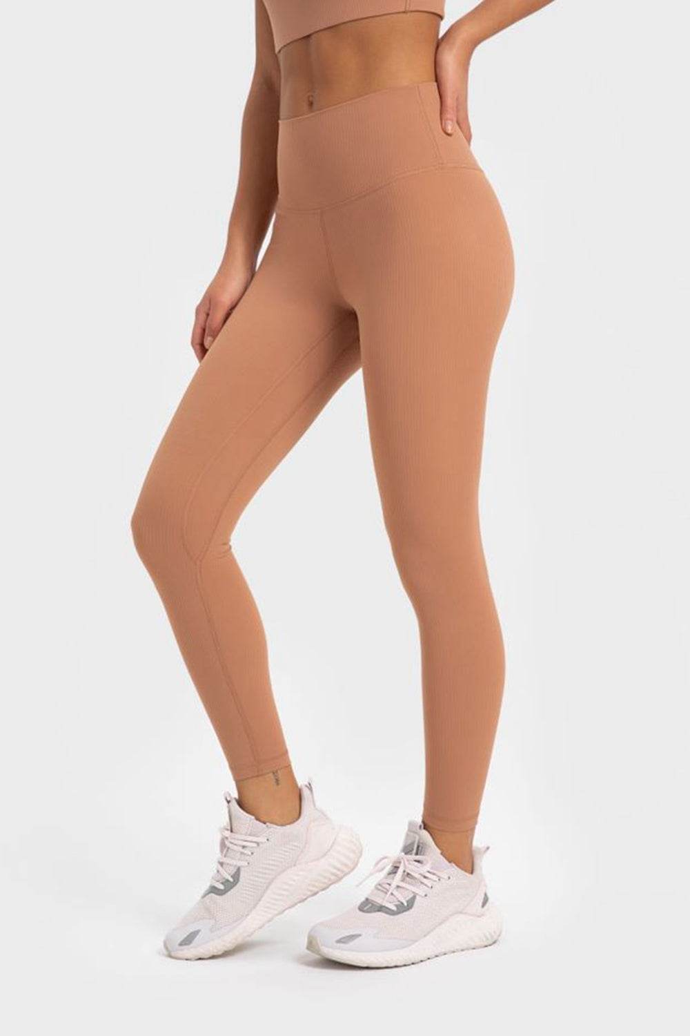 Millennia Highly Stretchy Wide Waistband Yoga Leggings - Selvanelle