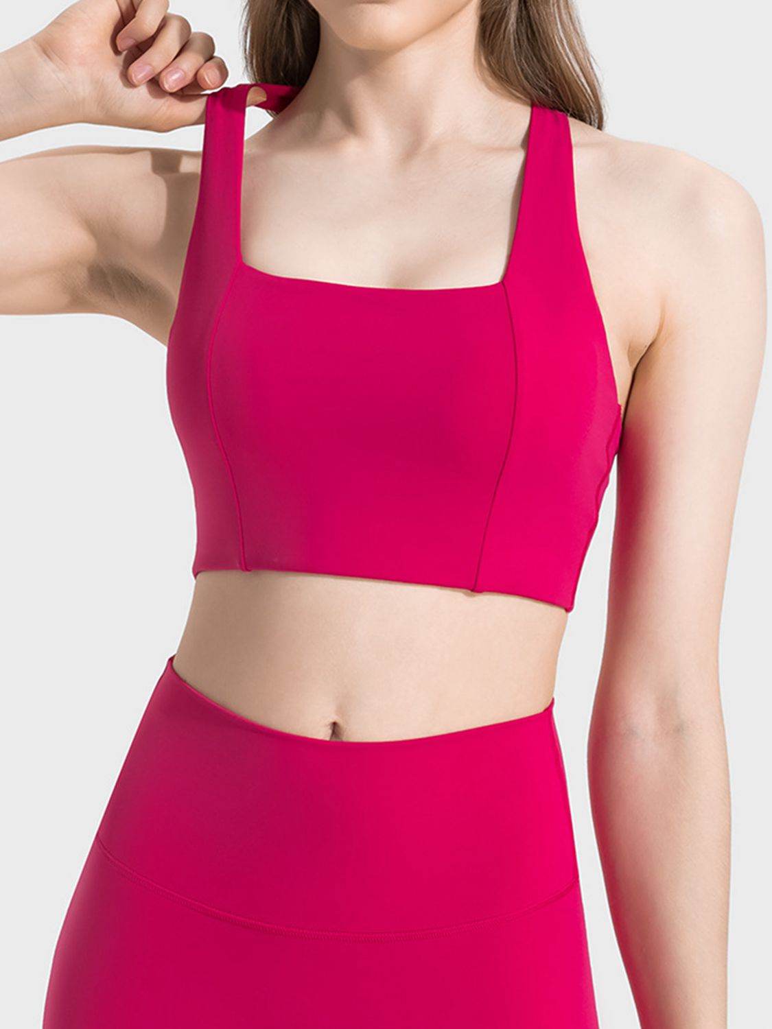 Millennia Scoop Neck Sports Bra - Selvanelle
