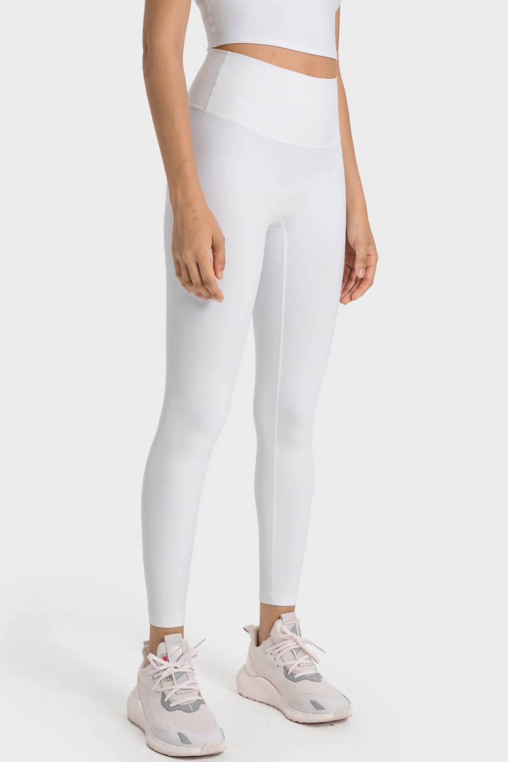 Millennia High-Rise Wide Waistband Yoga Leggings - Selvanelle