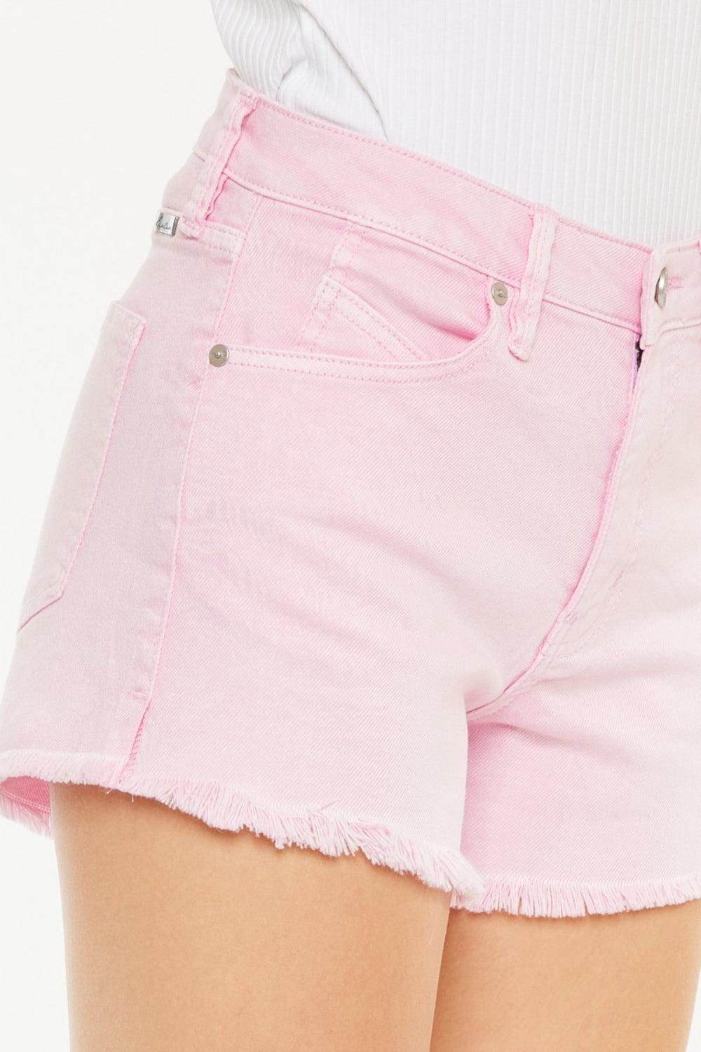 Kancan Raw Hem High Waist Denim Shorts for Trendy Style - Selvanelle