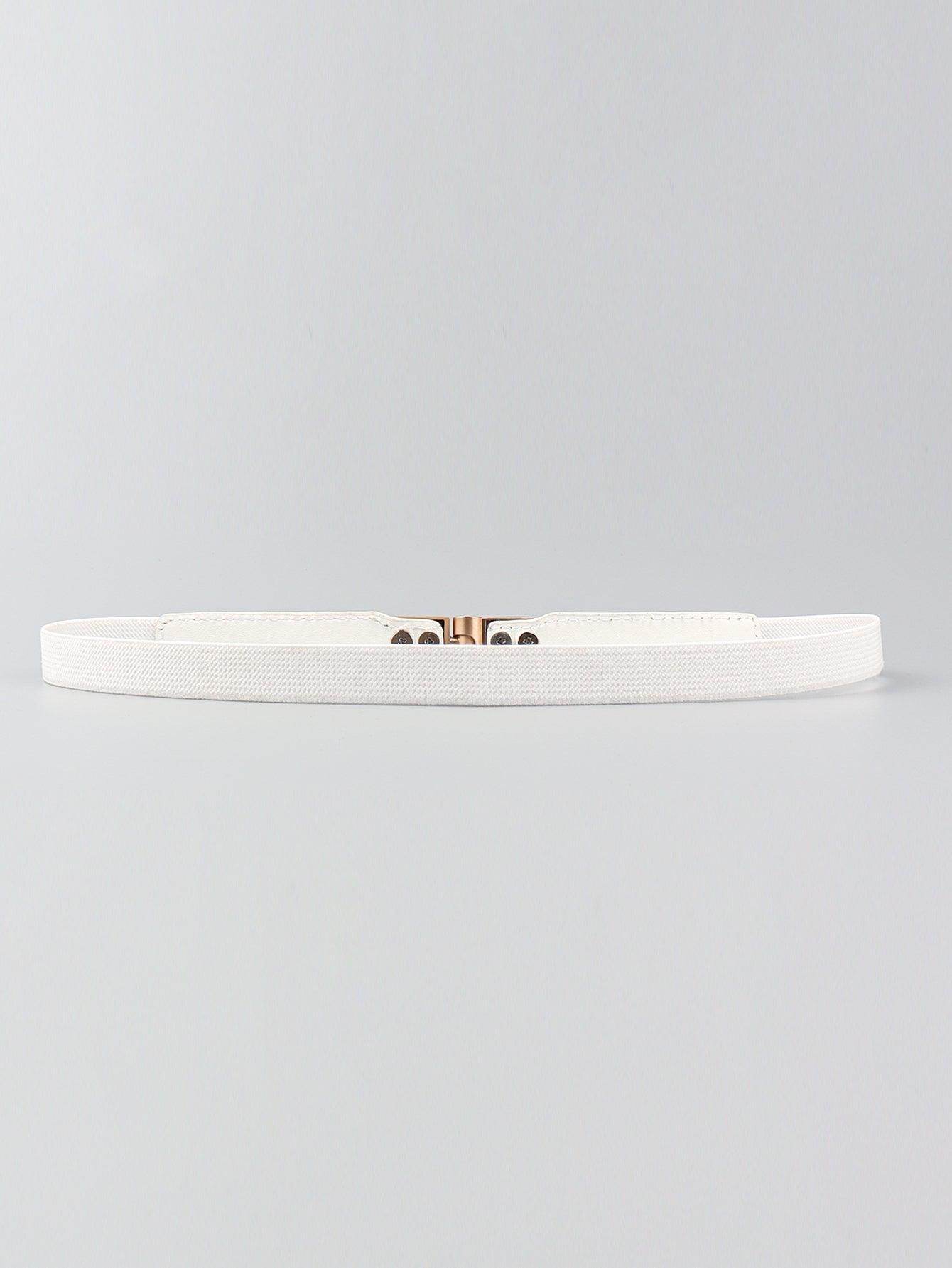 PU Elastic Skinny Belt for Women Adjustable Fashion Accessory - Selvanelle