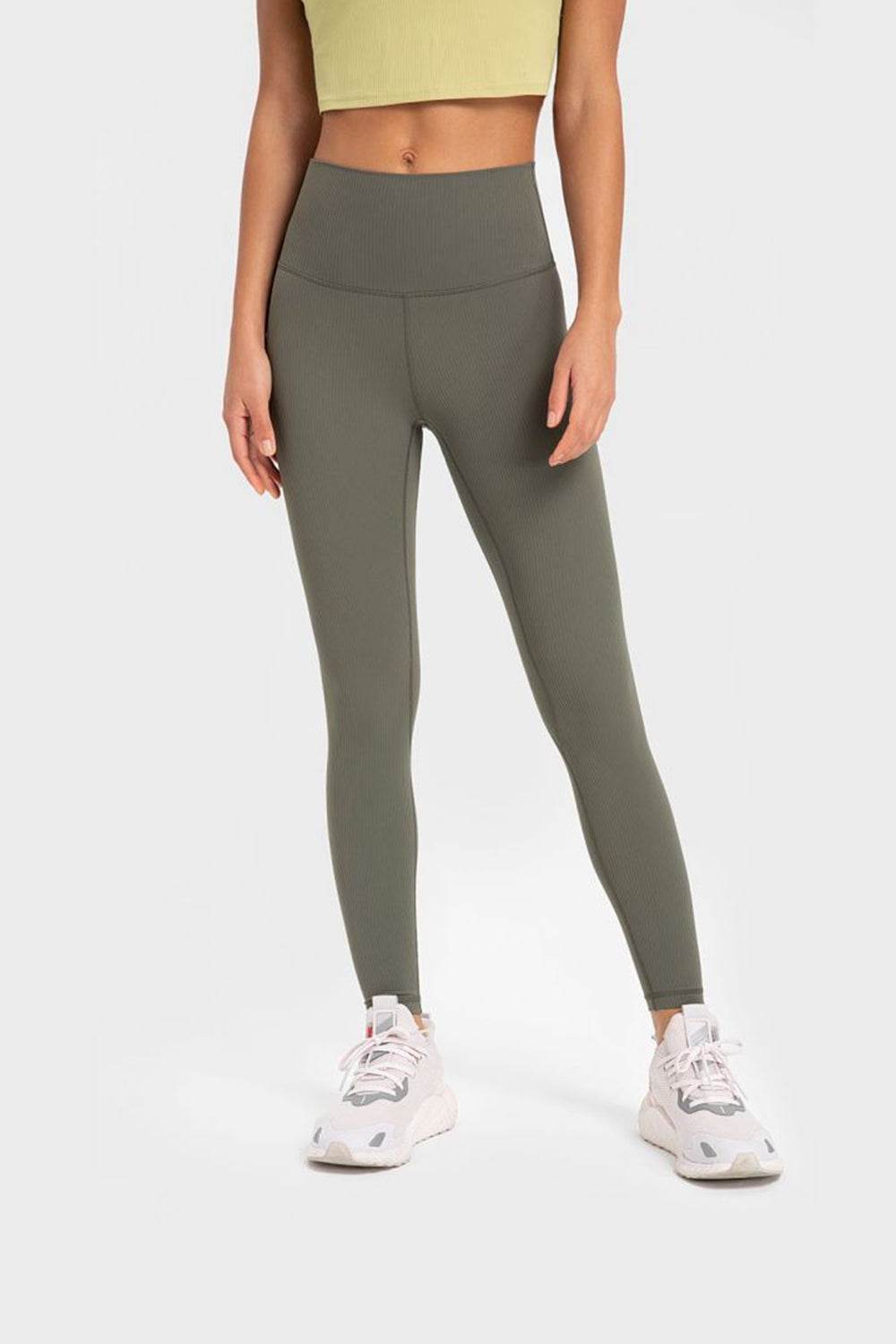 Millennia Highly Stretchy Wide Waistband Yoga Leggings - Selvanelle