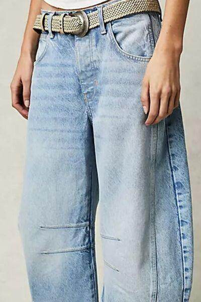 Stylish Wide Leg Jeans with Pockets for Every Occasion - Selvanelle