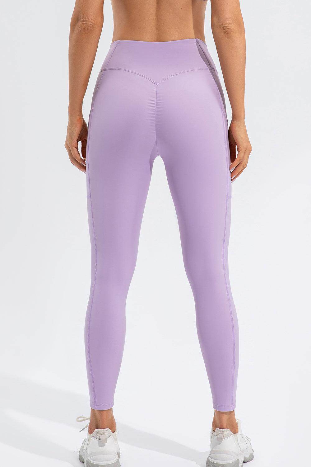 High Waist Active Leggings with Pockets for Women - Selvanelle