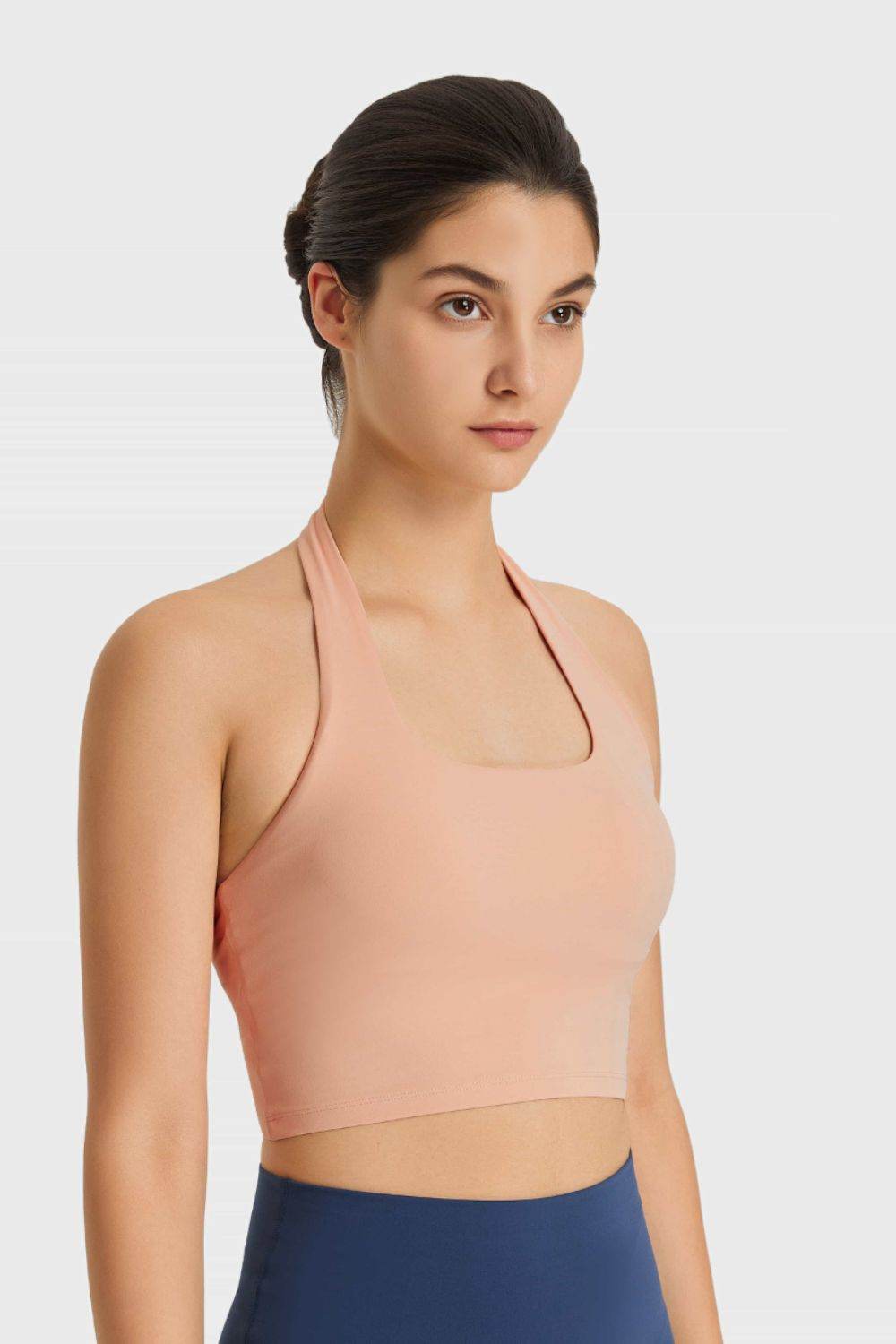 Millennia Breathable Halter Neck Sports Bra - Selvanelle