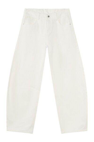 Wide Leg Jeans with Pockets for Comfortable Everyday Style - Selvanelle