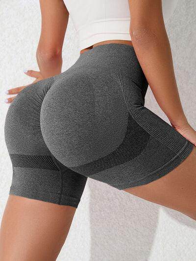 High Waist Active Shorts for Women with Stretchy Fit - Selvanelle