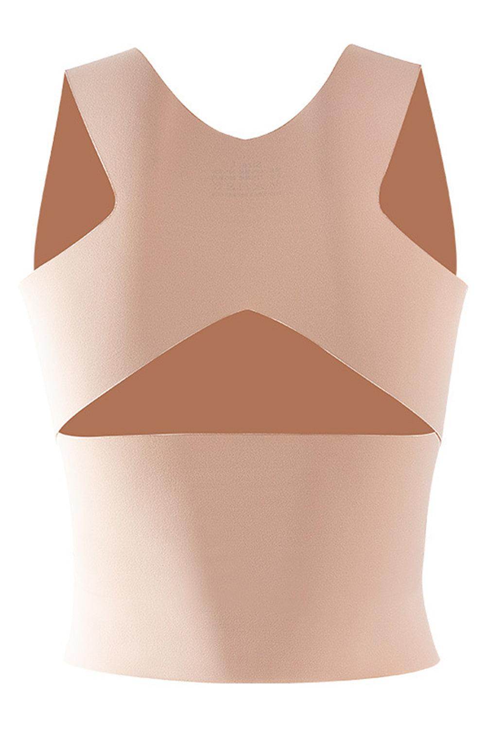 Basic Bae Scoop Neck Shapewear Tank with Removable Paddings - Selvanelle