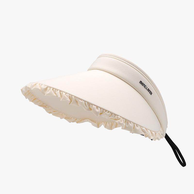 Frill Adjustable Ice Silk Sun Hat for Ultimate Sun Protection - Selvanelle
