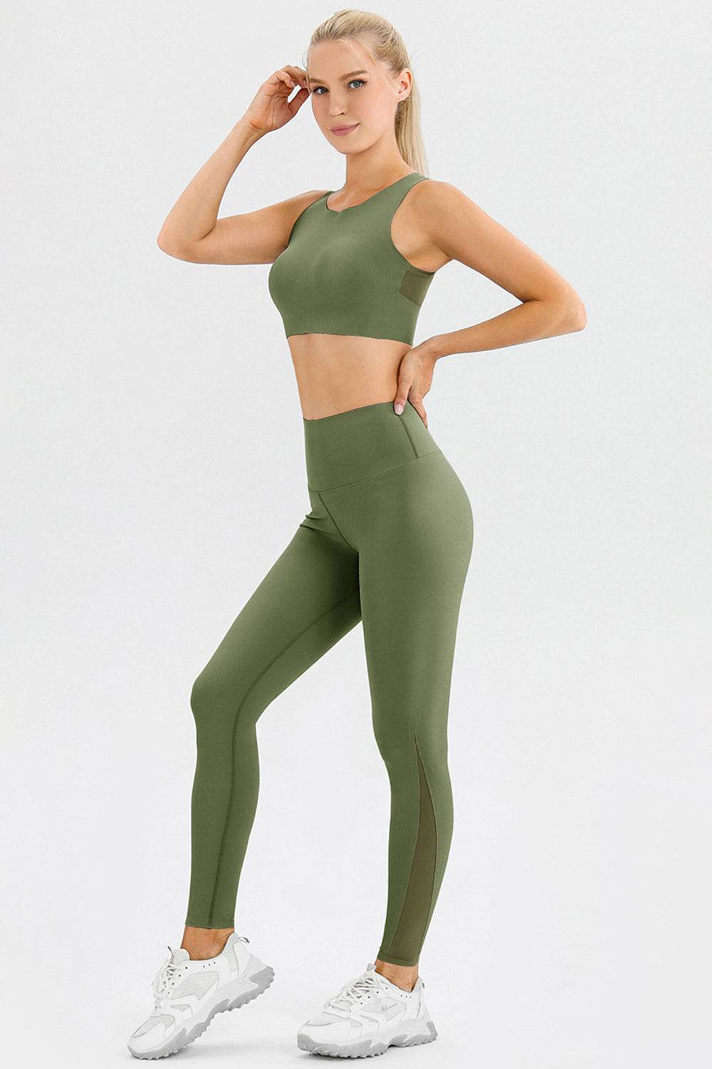 High Waist Skinny Active Pants - Selvanelle