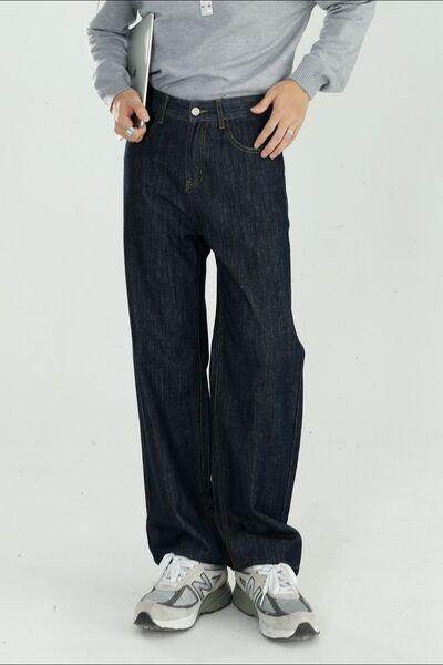 Mid Rise Jeans with Pockets for Comfort and Style - Selvanelle