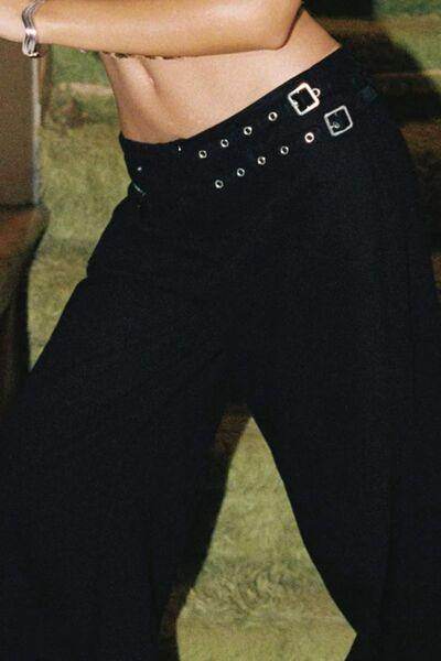 Stylish Wide Leg Jeans with Pockets for Everyday Wear - Selvanelle