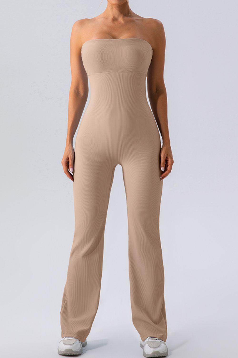 Sleeveless Straight Active Jumpsuit for Ultimate Comfort - Selvanelle