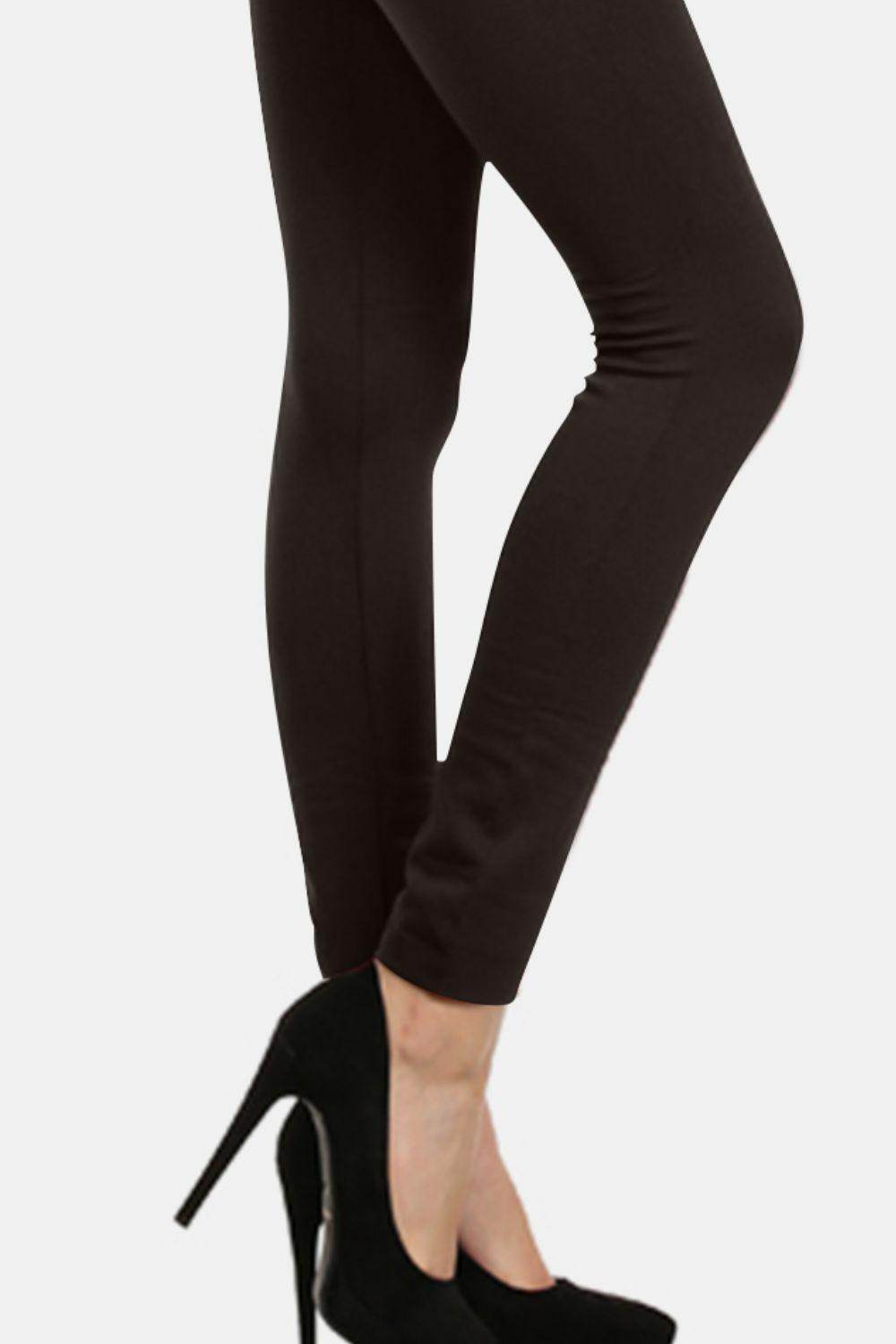 Yelete Seamless High Waist Fleece Leggings for Women - Selvanelle