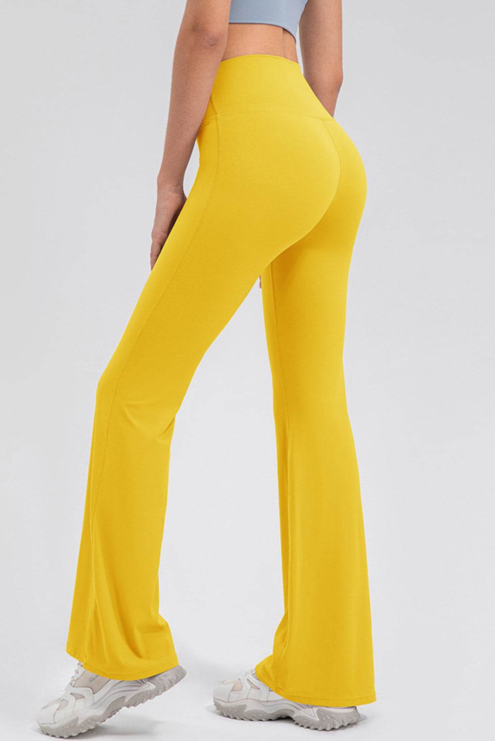 High Waist Straight Active Pants - Selvanelle