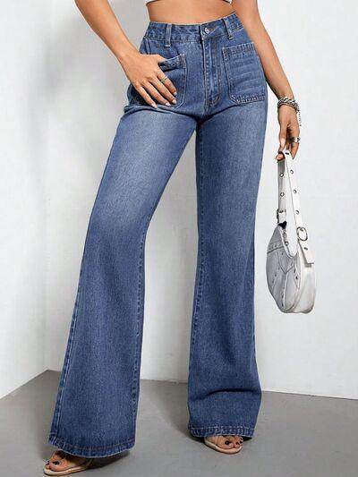 Bootcut Jeans with Pockets for Comfortable Everyday Style - Selvanelle