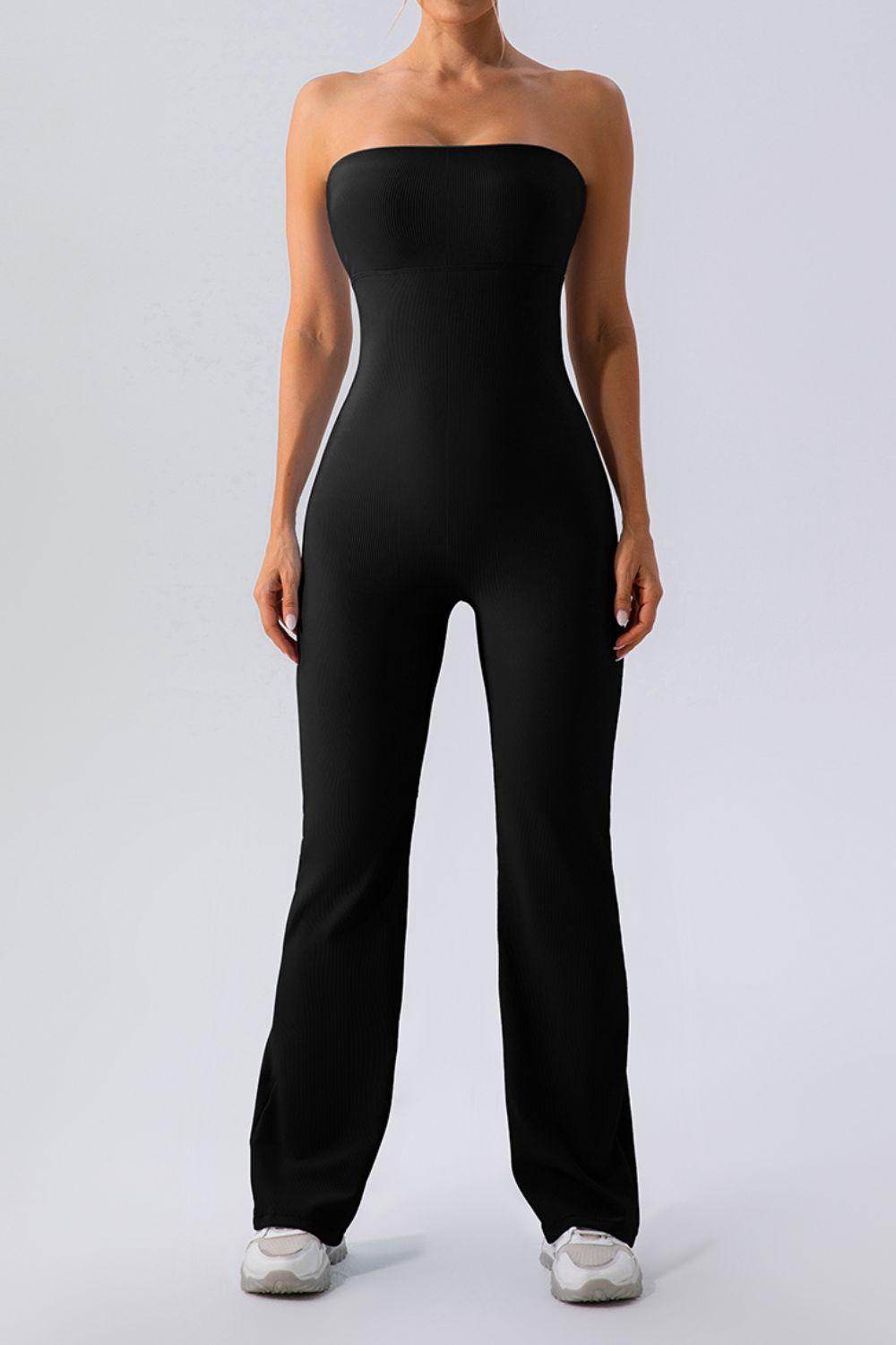 Sleeveless Straight Active Jumpsuit for Ultimate Comfort - Selvanelle
