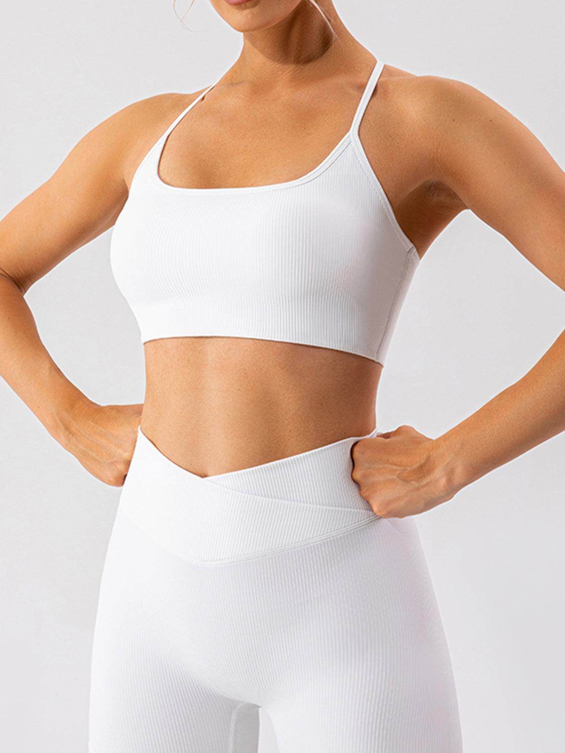 Spaghetti Strap Active Bra for Comfortable Everyday Wear - Selvanelle