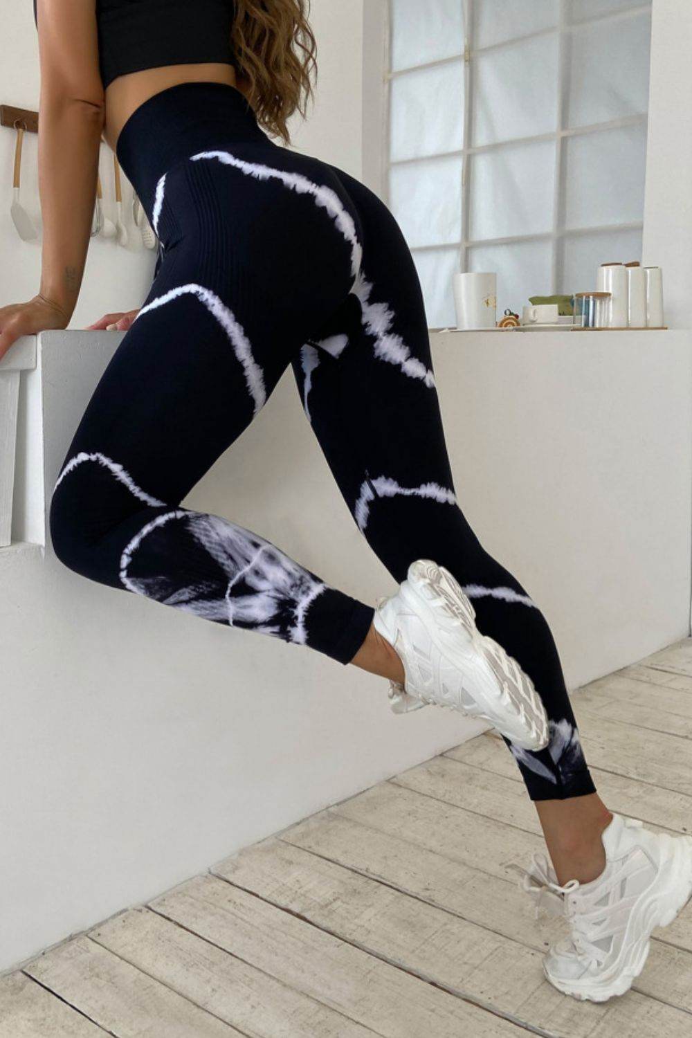 Slim Fit High Waist Long Active Pants - Selvanelle