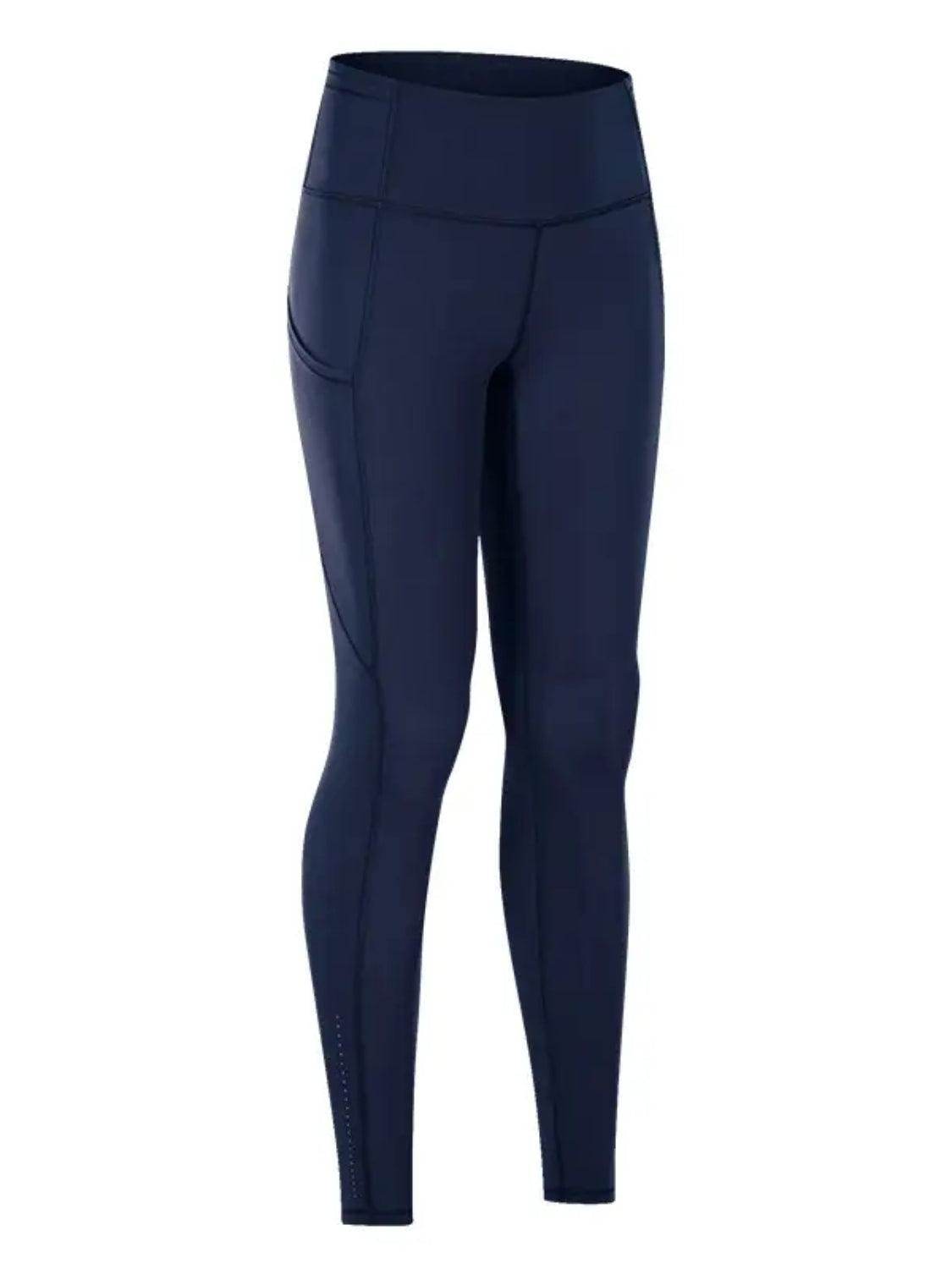 Wide Waistband Sports Leggings for Comfortable Fit - Selvanelle
