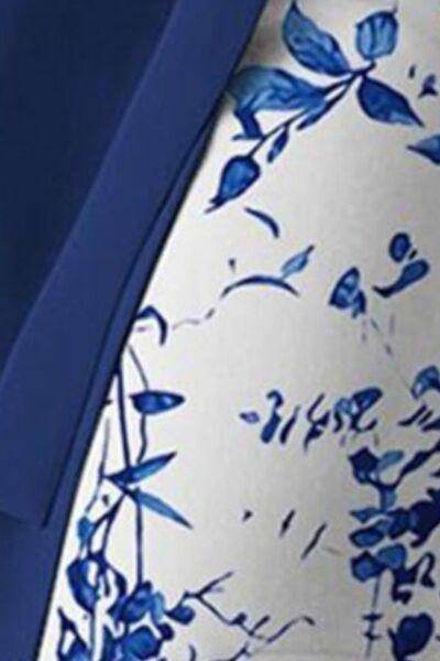 Surplice Tie-Waist Balloon Sleeve Dress for Women - Selvanelle