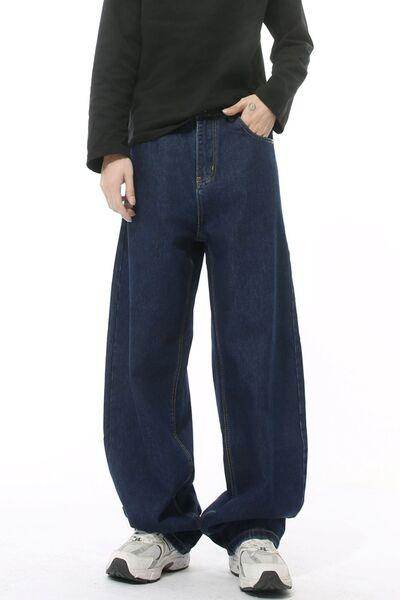 Wide Leg Jeans with Pockets for Comfortable Everyday Style - Selvanelle