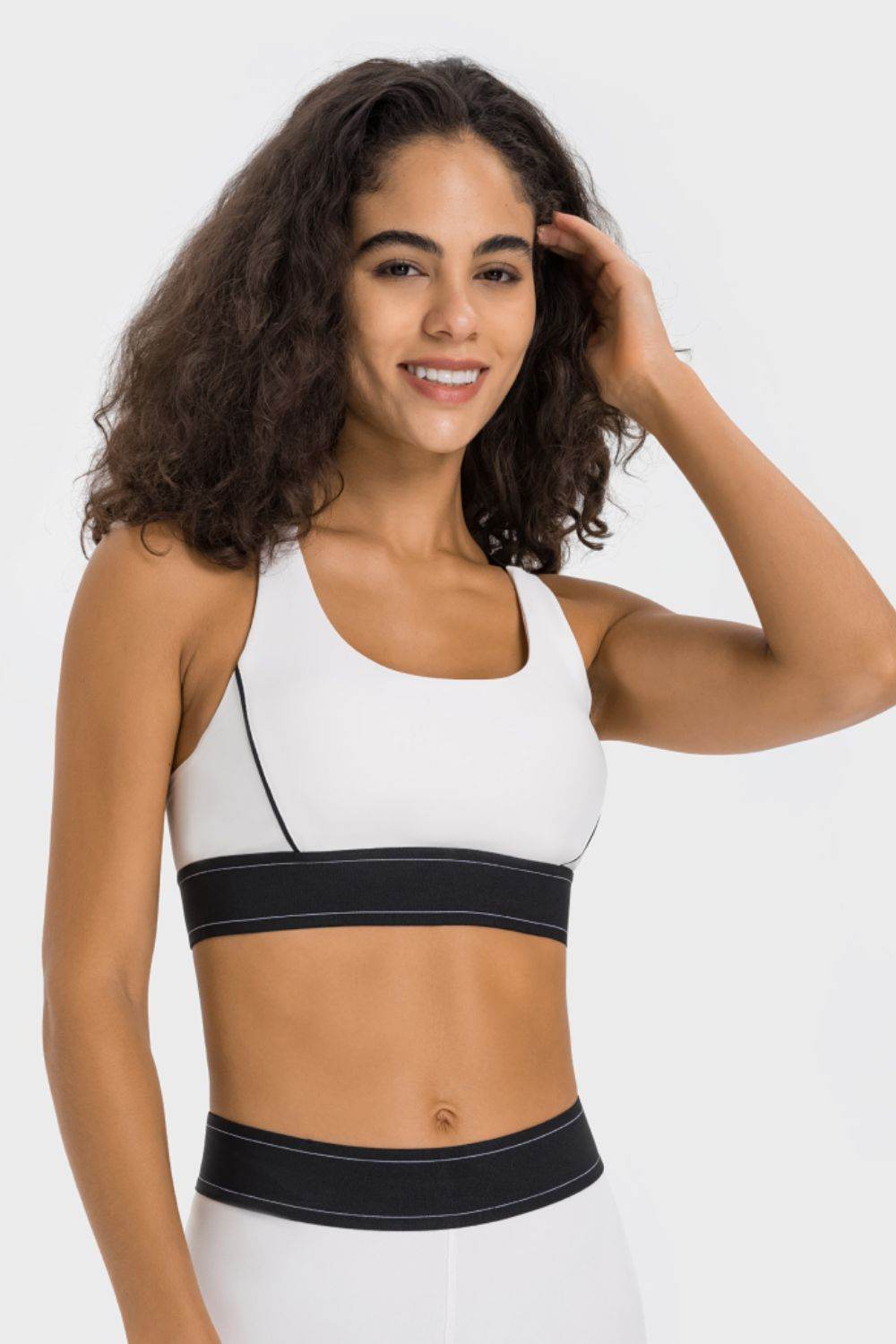 Millennia Contrast Sports Bra - Selvanelle