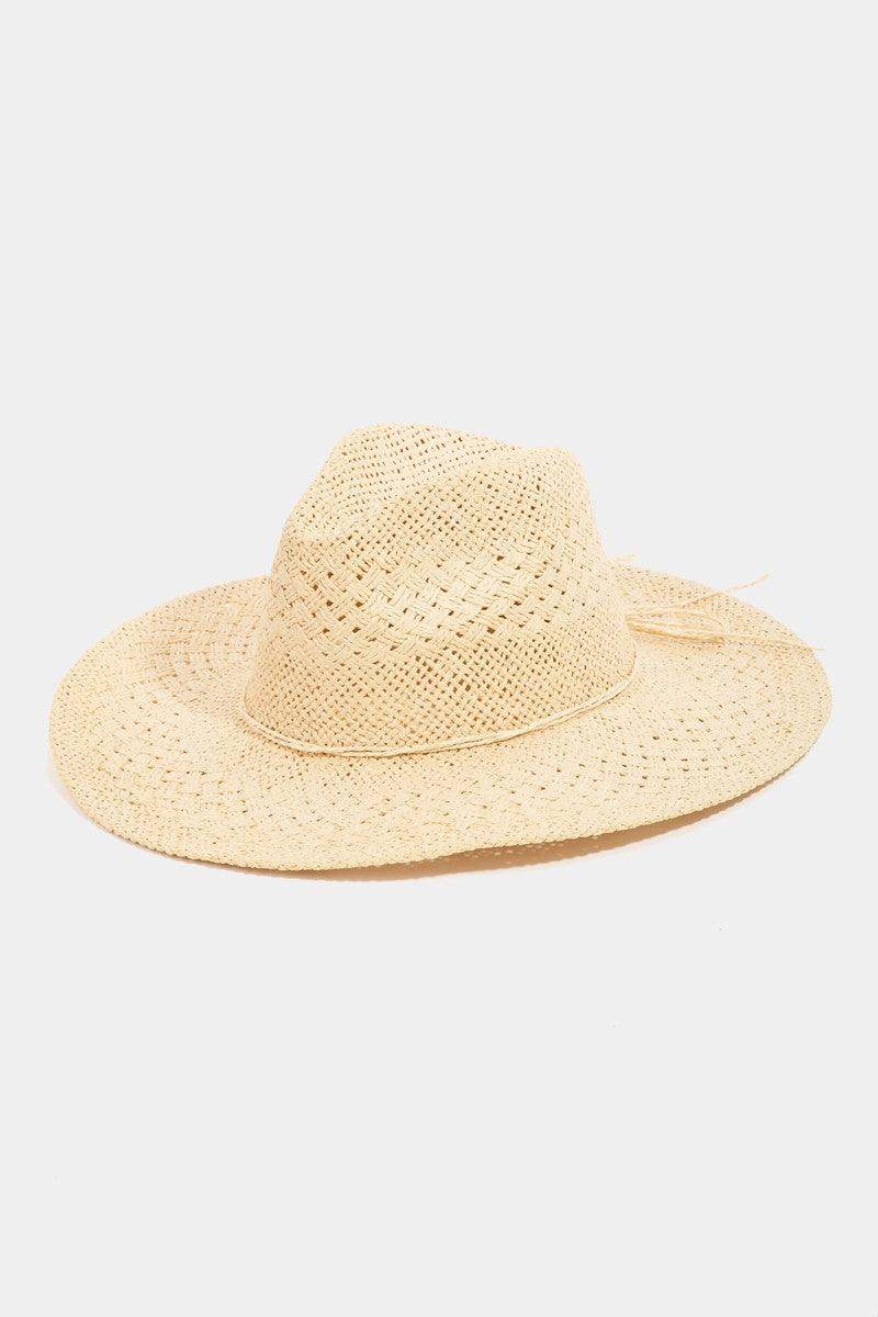 Fame Straw Braided Sun Hat for Stylish Summer Protection - Selvanelle
