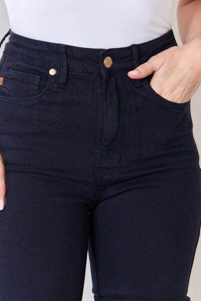 Judy Blue Full Size High Waist Tummy Control Bermuda Shorts For Women - Selvanelle