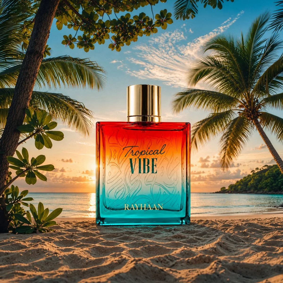 Rayhaan Tropical Vibe Unisex EDP – Tropical Fruity Floral Woody, Long-Lasting, 3.4 fl oz / 100 ml