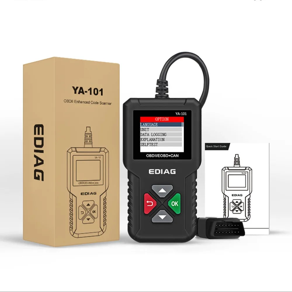 2026 EDIAG YA101 OBDII Car Code Reader Full Diagnostic OBD2 Scanner for Automotive Engine Diagnostic Tool