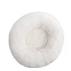 Nice Quality Drop Shipping Cute Animal Fluffy Dog Bed Premium Plush Donut Calming Bed for Pet