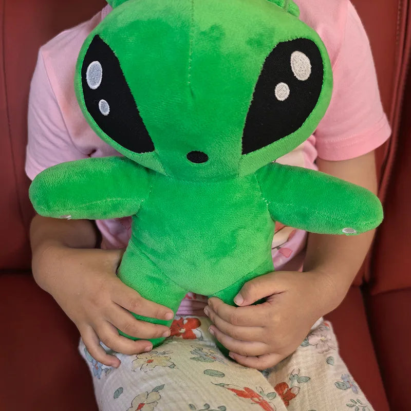 30cm Green Alien Plush Toy Anime Tentacle Horn Alien Monsters Horror Doll Boys Girls Soft Toys Stuffed Throw Pillow Kids Gifts