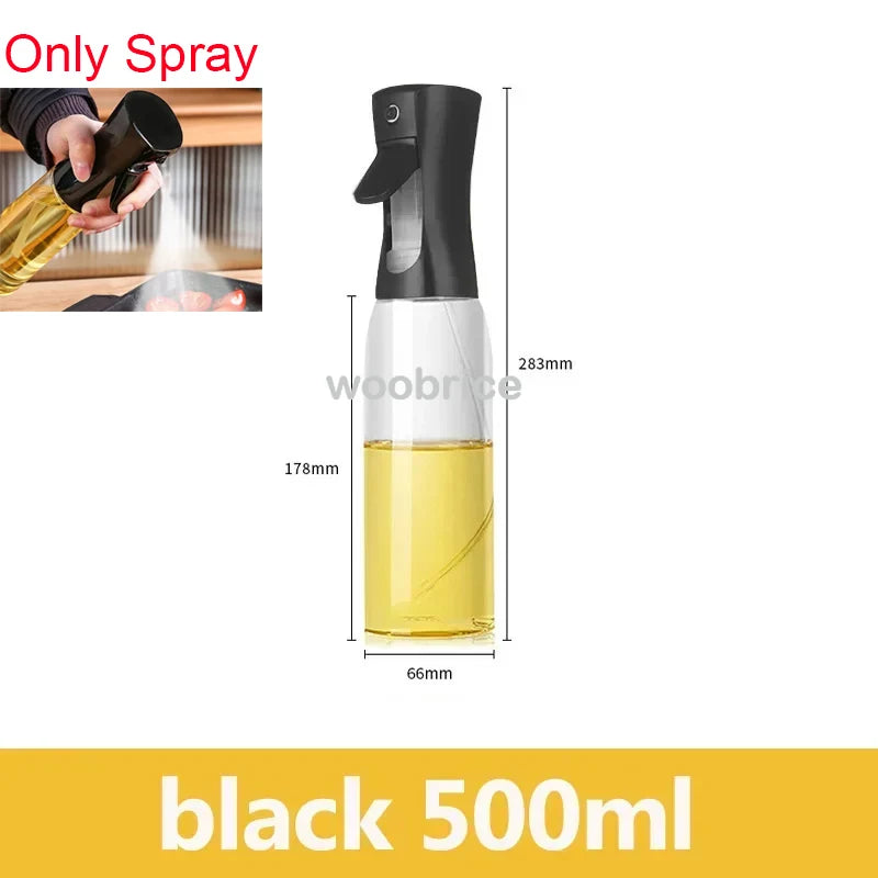 2in1 Kitchen Spray Oil Dispenser Oil Sprayer Polisher Or Only Brush Spray for Air Fryer Salad Grilling Roasting Cooking Kitchen