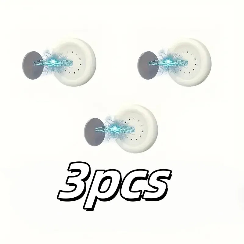 3pcs No Drill Magnetic Remote Holder