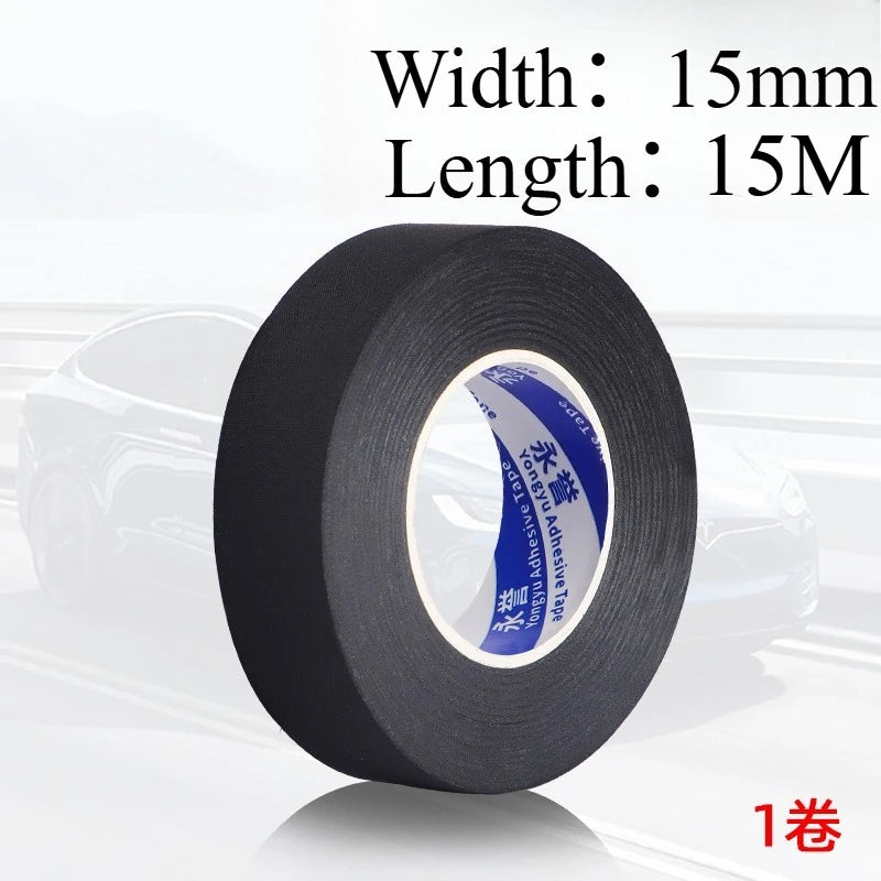 9/15/19/25/mm Electrical Insulation Heat-resistant Wiring Harness Tape PET Bundle Flame Retardant Tape