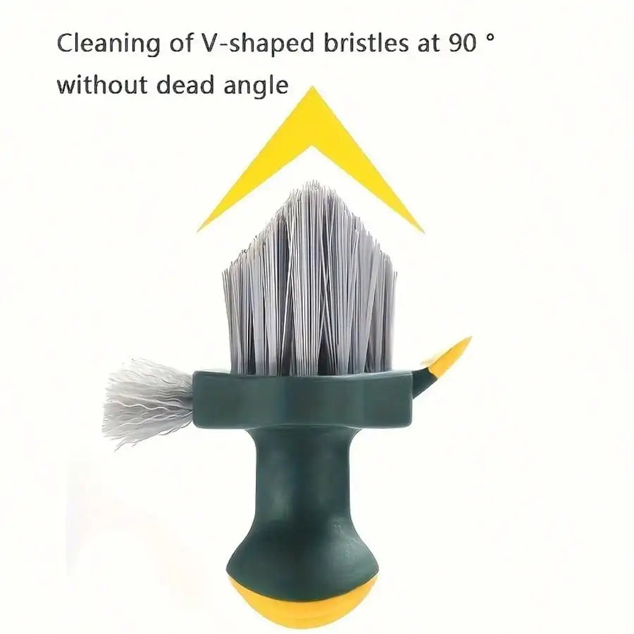 4-In-1 Grout And Corner Scrubber Brush With Scraper Tool, For Cleaning Tile, Grout, Kitchen, Bathroom, Sink, Floor, Shower, Bathtub