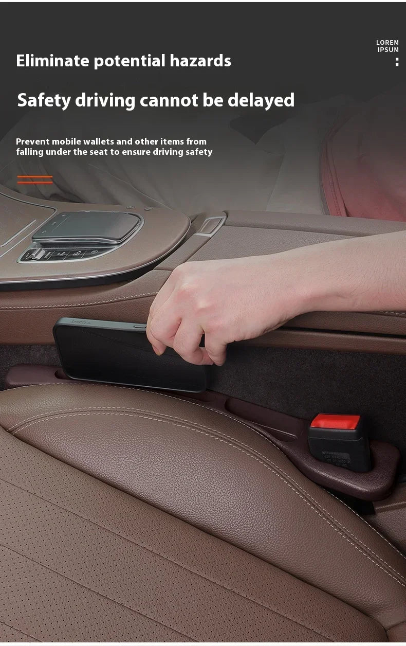 2pcs of Car Seat Gap Plug Strips Car Seat Gap Storage Box, Car Seat Position Storage Box Interior Decoration Items