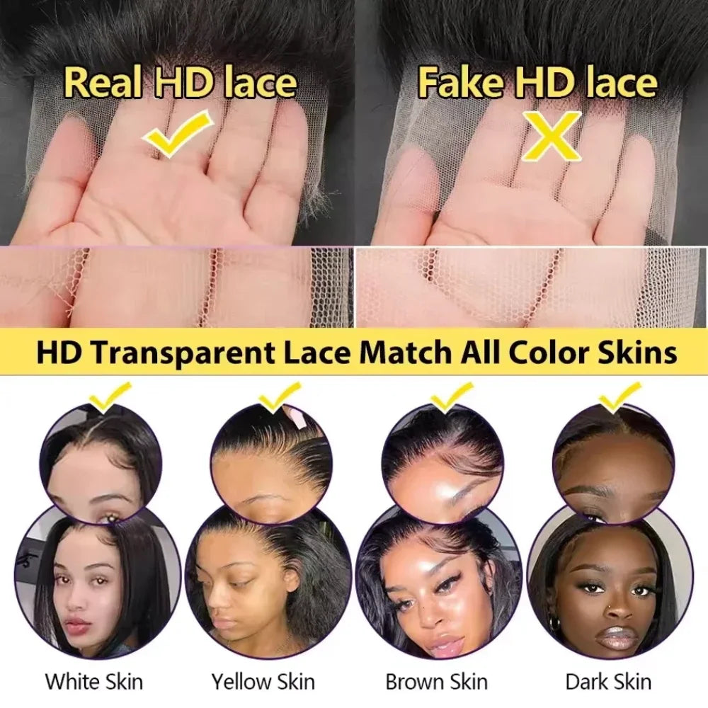 Burmese Curly Human Hair Wigs 220% Density 13x4 Lace Frontal Human Hair Wigs 30 40 Inch Natural Color 13x6 Hd Lace Front Wigs