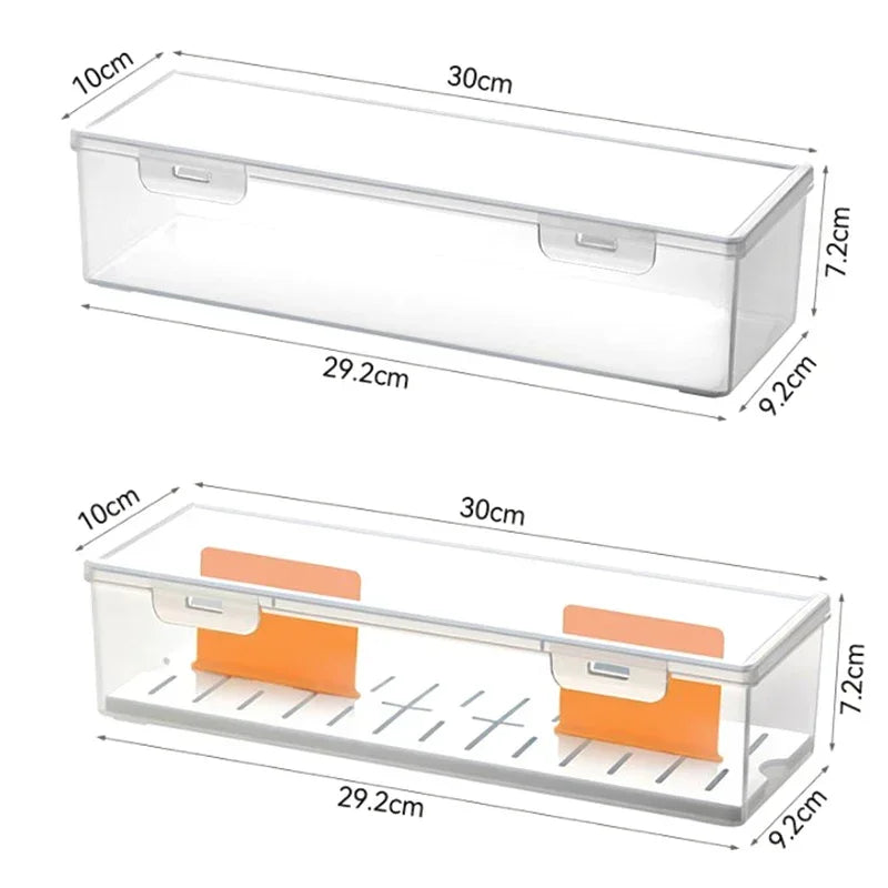 1Pc Clear Plastic Compartmentalized Organizer Box Holds 550+ Game Cards Storage Box With Adjustable Divider For PTCG/MTG Cards