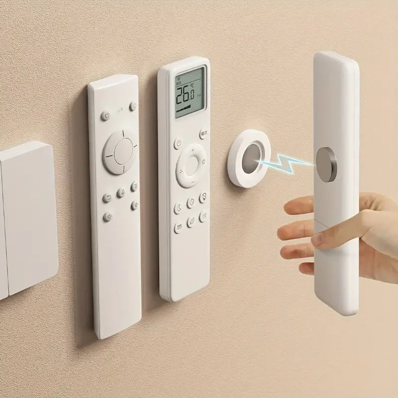 3pcs No Drill Magnetic Remote Holder